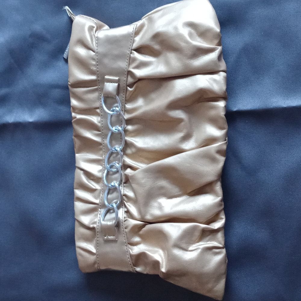 Analie Gold Clutch Purse